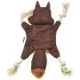 Vitscan Durable Dog Toys for Aggressive Chewer Squeak, Indestructible Dog Toys Tough Dog Squeaky Toys No Stuffing Crinkle Dog Toy, Rope Knots Puppy Chew Toys Sturdy Squirrel Dog Toy