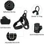 aOaO Dog Cat Harnesses,Adjustable Soft Mesh Harnesses,cat Harness and Leash for Walking Escape(Black)