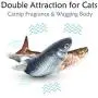 Electric Moving Fish Cat Toy, Flopping Kicker Realistic Fish Plush Simulation Wagging Cat Toy Catnip , Funny Interactive Pets Chew Bite Kick Supplies Fun Toy for Cat Kitten Kitty Exercise(2 Pack) Electric Moving Fish Cat Toy, Flopping Kicker Realistic Fish Plush Simulation Wagging Cat Toy Catnip , Funny Interactive Pets Chew Bite Kick Supplies Fun Toy for Cat Kitten Kitty Exercise(2 Pack)