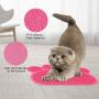 FPVERA Double Dog Cat Bowls with Slow Eating Design Pets Food Mat Feeding Water Bowl for Cats and Small Dogs