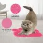 FPVERA Double Dog Cat Bowls with Slow Eating Design Pets Food Mat Feeding Water Bowl for Cats and Small Dogs FPVERA Double Dog Cat Bowls with Slow Eating Design Pets Food Mat Feeding Water Bowl for Cats and Small Dogs