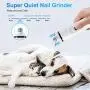FURTIME Dog Nail Grinder Upgraded 2 Speed Electric Rechargeable Dog Nail Trimmer Quiet Pet Nail Grinder Professional 3 Ports Painless Paws Grooming & Smoothing for Small Medium Large Dogs & Cats FURTIME Dog Nail Grinder Upgraded 2 Speed Electric Rechargeable Dog Nail Trimmer Quiet Pet Nail Grinder Professional 3 Ports Painless Paws Grooming & Smoothing for Small Medium Large Dogs & Cats