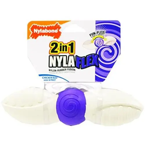 Nylabone Nyla Flex Propeller bone Dog Chew Toy Nylabone Nyla Flex Propeller bone Dog Chew Toy