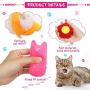 Charnoel 11 Pieces Catnip Cat Toys Cat Interactive Playing Toys Plush Cat Teething Toys Lovely Cat Entertaining Toys for Pet Kitten Cat Playing Chewing Teething and Claw Grinding Claw