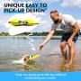 2-in-1 Floating Dog Fetch Toy & Bite Tug - Tough, Interactive Throw Toys for Medium to Large Dogs - Perfect for Dock Diving, Training & Fetching - Fire Hose Dog Water Pool Toy - Easy to Spot & Pick-Up 2-in-1 Floating Dog Fetch Toy & Bite Tug - Tough, Interactive Throw Toys for Medium to Large Dogs - Perfect for Dock Diving, Training & Fetching - Fire Hose Dog Water Pool Toy - Easy to Spot & Pick-Up