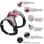 Reflective Dog Harness Nylon Pitbull Pug Small Medium Dog Harness Vest Bling