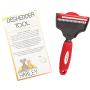 Harley Pet Products Deshedding Tool & Dog Brush Grooming 2 in 1 Dual Rake for Pets - Cats, Dogs and Horses - Short or Long haired Pets - 3 Year Warranty