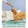 Emoly Upgraded Dog Treat Toy Food Dispensing Training Ball, Tooth Cleaning Chew Toy for Small Medium Dogs IQ Interactive Puppy Depressing Toys, Pet Bad Breath Cleaning Toy - Lake Blue