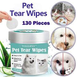 CBROSEY Pet Eye Wipes,Dog Eye Wipes,Dog Eye Wipes Tear Stain,Dog Tear Stain Remover Wipes,Pet Tear Wipes for Dogs&Cats,Eye Stain Remover Pads for Dogs and Cats