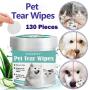CBROSEY Pet Eye Wipes,Dog Eye Wipes,Dog Eye Wipes Tear Stain,Dog Tear Stain Remover Wipes,Pet Tear Wipes for Dogs&Cats,Eye Stain Remover Pads for Dogs and Cats