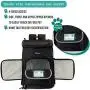 PetAmi Pet Carrier Backpack for Small Cats, Dogs, Puppies | Airline Approved | Ventilated, 4 Way Entry, Safety and Soft Cushion Back Support | Collapsible for Travel, Hiking, Outdoor PetAmi Pet Carrier Backpack for Small Cats, Dogs, Puppies | Airline Approved | Ventilated, 4 Way Entry, Safety and Soft Cushion Back Support | Collapsible for Travel, Hiking, Outdoor