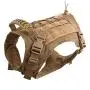 Hanshengday Tactical Dog Vest-Training Molle Harness-Tactical Dog Backpack-Pet Tactical -Vest Detachable Pouches-Relective Patches¡ Hanshengday Tactical Dog Vest-Training Molle Harness-Tactical Dog Backpack-Pet Tactical -Vest Detachable Pouches-Relective Patches¡