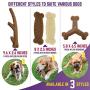 Chew King Gear Nylon Bones, Textured Bacon Flavored Chew Toy