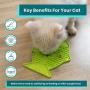 Lickimat Casper & Felix, Fish-Shaped Cat Slow Feeders for Feline Boredom and Anxiety Reduction; Perfect for Food, Treats and Anxiety Reduction. Modern Alternative to a Cat Bowl.