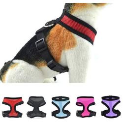 carduran Dog Puppy Strap Mesh Vest Dog Walk Collar No Pull Control Harness Walking Breathable Mesh Dog Vest for Puppies