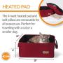 K&H Pet Products Thermo-Basket Indoor Heated Cat Bed, Foldable, 15in x 15in, 4W