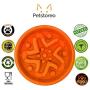 Simply Pets Online Anti Gulp Dog Bowl – Non Plastic, Slow Feeder Dog Bowl, Made from Bamboo Fiber