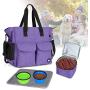 Teamoy Dog Travel Bag, Week Away Dog Supply Tote Bag, Included 2 Silicone Collapsible Bowls, 1 Food Carrier, 1 Water-Resistant Placemat