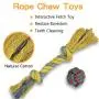SCHITEC Squeaky Dog Toy Set, [10 Pack] Latex Squeak Toys & Stuffed Plush Squeaker Toys & Rope Chew Toys for Puppy Small Pet Dogs Interactive Fetch Teething