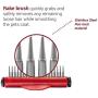 Harley Pet Products Deshedding Tool & Dog Brush Grooming 2 in 1 Dual Rake for Pets - Cats, Dogs and Horses - Short or Long haired Pets - 3 Year Warranty