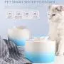 Stickit Graphix Ceramic Pet Water Fountain Automatic Cat Water Fountain Dog Water Dispenser Drinking Fountains Bowl for Cats and Dogs Filtered Water Ceramic Design and Easy to Clean