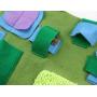 vocheer Dog Snuffle Mat, Pet Feeding Mat Dog Training Pad Sniffing Mat,Encourages Natural Foraging Skills for Stress Release