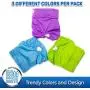 Pet Magasin Reusable Washable Dog Diapers (Pack of 3), Highly Absorbent with Strong & Flexible Velco Pet Magasin Reusable Washable Dog Diapers (Pack of 3), Highly Absorbent with Strong & Flexible Velco