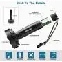 BRIONAC UV Black Light Flashlight, 128 LED 395nm Wavelength Blacklight for Pet (Cat/Dog) Urine Detection with 6AA Batteries (Not Included), Dry Stains, Scorpion and Pet Urine Detector BRIONAC UV Black Light Flashlight, 128 LED 395nm Wavelength Blacklight for Pet (Cat/Dog) Urine Detection with 6AA Batteries (Not Included), Dry Stains, Scorpion and Pet Urine Detector