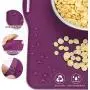 IMPAWFAN Silicone Pet Feeding Mat for Dogs and Cats, 23''x14'' Waterproof Pet Food Mat Tray with Edges, Non Slip Dog Cat Bowl Mat for Food and Water, Pet Bowl Mat Dog Placemats for Floors IMPAWFAN Silicone Pet Feeding Mat for Dogs and Cats, 23''x14'' Waterproof Pet Food Mat Tray with Edges, Non Slip Dog Cat Bowl Mat for Food and Water, Pet Bowl Mat Dog Placemats for Floors