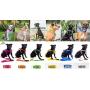 Dexil Limited DO NOT PET Red Color Coded Neoprene Padded Non-Pull Harness Prevents Accidents by Warning Others of Your Dog in Advance