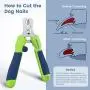 IOKHEIRA Dog Nail Clippers and Trimmer for Small Medium Large Dogs - with Safety Guard to Avoid Over Cutting,Sturdy Non Slip Handles - Professional Pet Nail Clipper IOKHEIRA Dog Nail Clippers and Trimmer for Small Medium Large Dogs - with Safety Guard to Avoid Over Cutting,Sturdy Non Slip Handles - Professional Pet Nail Clipper