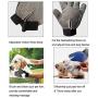KAXYEW Pet Grooming Gloves - Dog Deshedding Glove - Efficient Cat Glove Brush- Pet Hair Remover Mitt Glove with Enhanced Five Finger Design for Dog & Cat