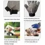 KAXYEW Pet Grooming Gloves - Dog Deshedding Glove - Efficient Cat Glove Brush- Pet Hair Remover Mitt Glove with Enhanced Five Finger Design for Dog & Cat KAXYEW Pet Grooming Gloves - Dog Deshedding Glove - Efficient Cat Glove Brush- Pet Hair Remover Mitt Glove with Enhanced Five Finger Design for Dog & Cat