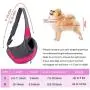 WOYYHO Pet Dog Sling Carrier Breathable Mesh Adjustable Strap Travel Sling Bag Carrier for Dogs Cats Bunny WOYYHO Pet Dog Sling Carrier Breathable Mesh Adjustable Strap Travel Sling Bag Carrier for Dogs Cats Bunny