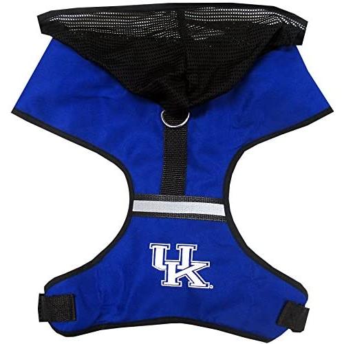 Pets First Collegiate Pet Accessories, Hooded Harness, Kentucky Wildcats, Large