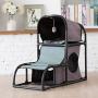 CO-Z 4 in 1 Multi-Functional Cat Tree Condo Furniture, Super Stable Cat Tower House, Combined with Cat Bed, Cat Climber, Peek Holes, Scratching Post & Dangling Toy