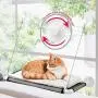 ZALALOVA Cat Window Perch Interactive Cat Toys, Cat Hammock Window Seat w/Free Fleece Blanket 2020 Latest Screw Suction Cups Automatic Lifting Cat Teaser & Teaser Ball w/ 5 Refills Cat Bed Pet Toys ZALALOVA Cat Window Perch Interactive Cat Toys, Cat Hammock Window Seat w/Free Fleece Blanket 2020 Latest Screw Suction Cups Automatic Lifting Cat Teaser & Teaser Ball w/ 5 Refills Cat Bed Pet Toys