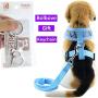 Bolbove Pet Adjustable Classic Plaid Mesh Harness and Leash Set for Cats & Dogs