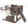 GleePet GP78700623 Cat Tree with Ramp, 70-Inch, Coffee Brown