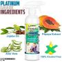 Vet Recommended Dog Detangler Spray & Conditioner (16oz/473ml) – Eliminate Loose Hair, Remove Matts and Rejuvenate Coat, Made from Fresh Natural Extracts of Papaya, Jojoba & Aloe Vera. Made in USA