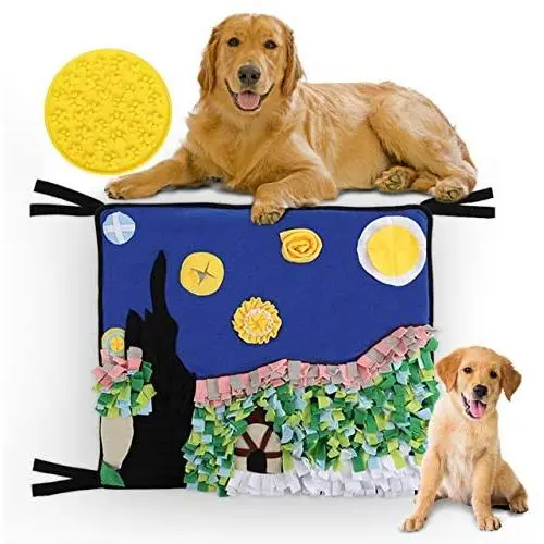 Large Pet Snuffle Mat for Dogs - Puppy Play Mat - Pet Feeding Mat - Dog Snuffle Mat for Large & Small Dogs - Interactive Dog Enrichment Toys - Dog Activity Stimulation Digging Toy - Dog Treat Puzzle Large Pet Snuffle Mat for Dogs - Puppy Play Mat - Pet Feeding Mat - Dog Snuffle Mat for Large & Small Dogs - Interactive Dog Enrichment Toys - Dog Activity Stimulation Digging Toy - Dog Treat Puzzle