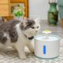 Xihouxian Intelligent Electric Automatic Power Off Drinking Circulation Water Pet Live Water Dispenser LED Luminous Fountain Blue C40