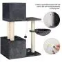 BTY Cat Tree, Small Cat Trees and Towers Multi-Level Cat Scratching Post Tree Stand House Cat Activity Center with Feed Bowl, Bells, House Cave for Cats & Kittens BTY Cat Tree, Small Cat Trees and Towers Multi-Level Cat Scratching Post Tree Stand House Cat Activity Center with Feed Bowl, Bells, House Cave for Cats & Kittens