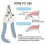 Artfasion Pets Nail Clippers, Professional Dog and Cat Nail Clippers and Trimmer with Safety Guard Free Nail File, Sturdy Non Slip Handles, Best Safe at Home Grooming