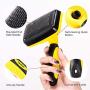 TwoEar Dog Self Cleaning Slicker Brush for Hair Grooming, Removes Loose Tangled Undercoat and Mats Gently, Easy Shedding for Small Medium and Large Dog Pet and Cat with Short and Long Hair