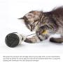 Owlhouse Electric Cat Toys Ball, 360 Degree Automatic Rotating Ball with USB Charging Head and Ball Decoration, A Balanced Swing Toy Ball, an Auto-Rotating Rolling Ball for Cat Toys