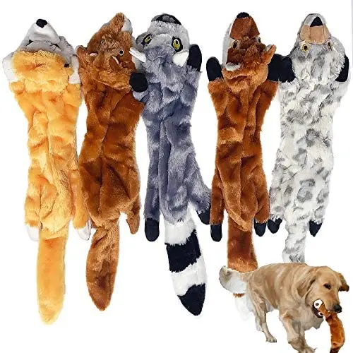 Jalousie 5 Pack Dog Squeaky Toys Three no Stuffing Toy Squeaky Toy Without Stuffing for Small Medium Large Dog Pets New (Stuffingless Combo C) Jalousie 5 Pack Dog Squeaky Toys Three no Stuffing Toy Squeaky Toy Without Stuffing for Small Medium Large Dog Pets New (Stuffingless Combo C)