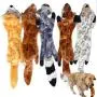 Jalousie 5 Pack Dog Squeaky Toys Three no Stuffing Toy Squeaky Toy Without Stuffing for Small Medium Large Dog Pets New (Stuffingless Combo C) Jalousie 5 Pack Dog Squeaky Toys Three no Stuffing Toy Squeaky Toy Without Stuffing for Small Medium Large Dog Pets New (Stuffingless Combo C)