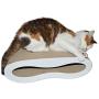 Premium Cat Scratcher Lounge Bed - White Acrylic