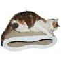 Premium Cat Scratcher Lounge Bed - White Acrylic